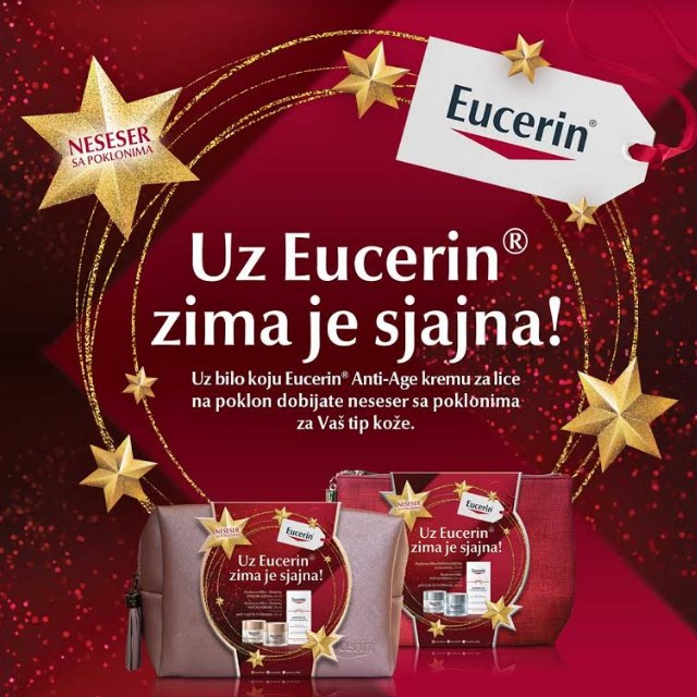 Uz Eucerin i poklon nesesere zima je sjajna