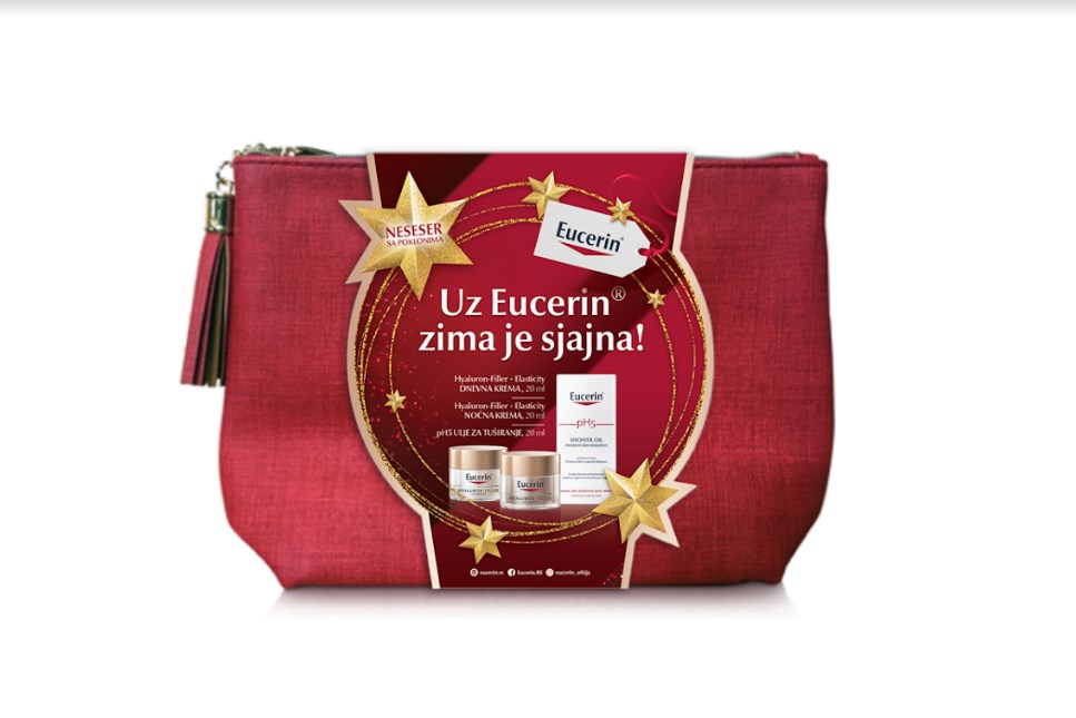 Uz Eucerin i poklon nesesere zima je sjajna