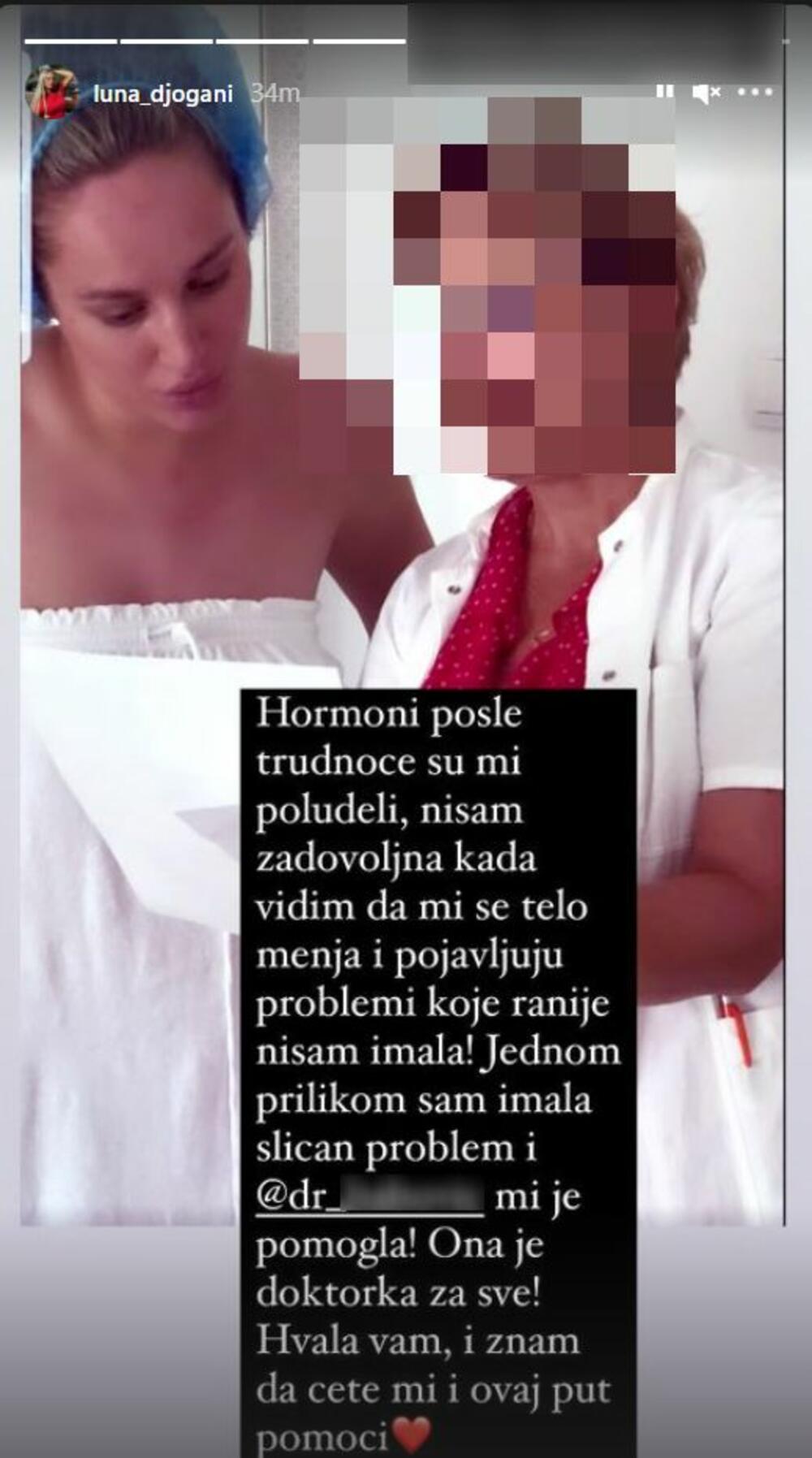 HORMONI SU MI POLUDELI POSLE TRUDNOĆE: Luna Đogani ZABRINULA pratioce, otkrila kakve ZDRAVSTVENE PROBLEME ima!