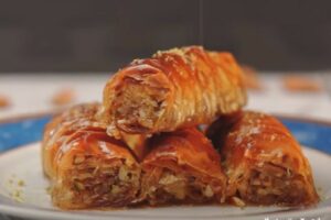 Posna čoko višnja baklava!