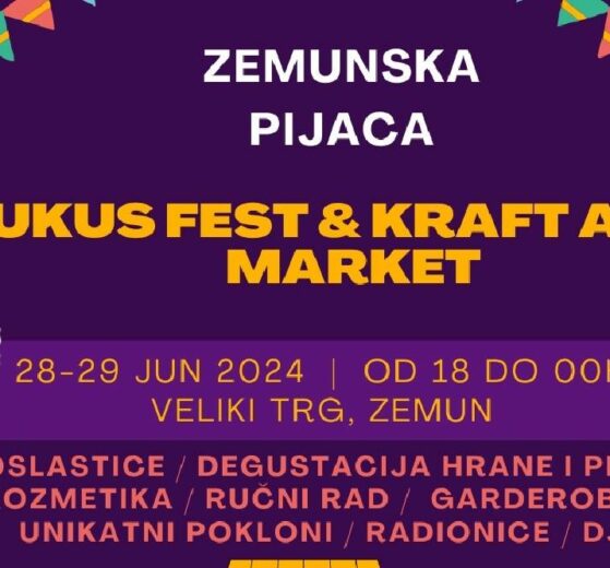 festival gastronomije "Ukus fest" i Craft Art noćni Market u Zemunu